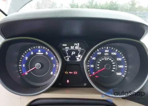 2013 Hyundai Elantra Gls из США, поврежденный, VIN 5NPDH4AE2DH257214